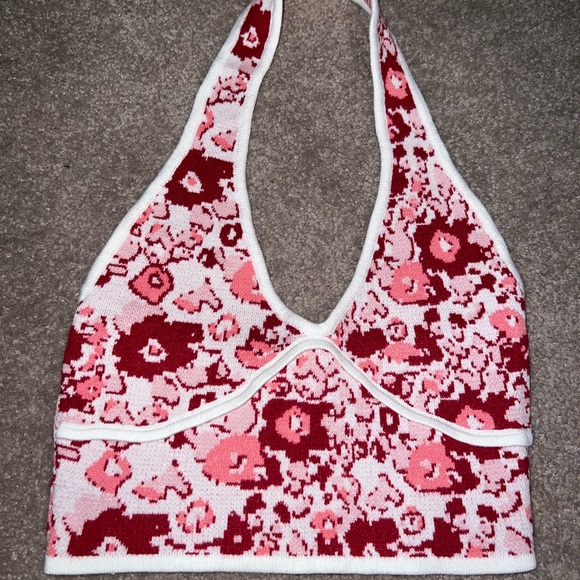Floral halter neck top - Picture 1 of 2